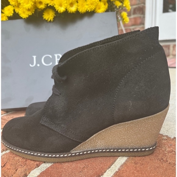 J Crew Macalister Black Ankle Boot Booties Size 8 EUC - Picture 2 of 11